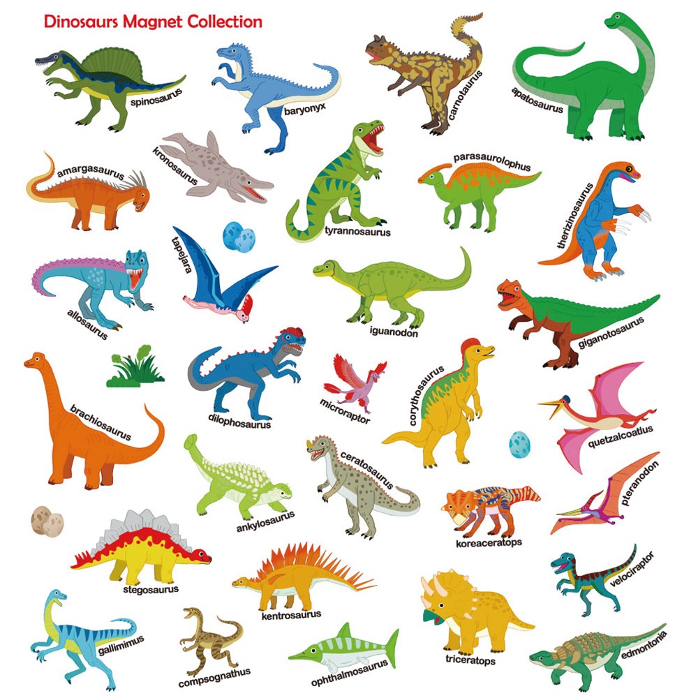 First Magnet Book - Dinosaurs
