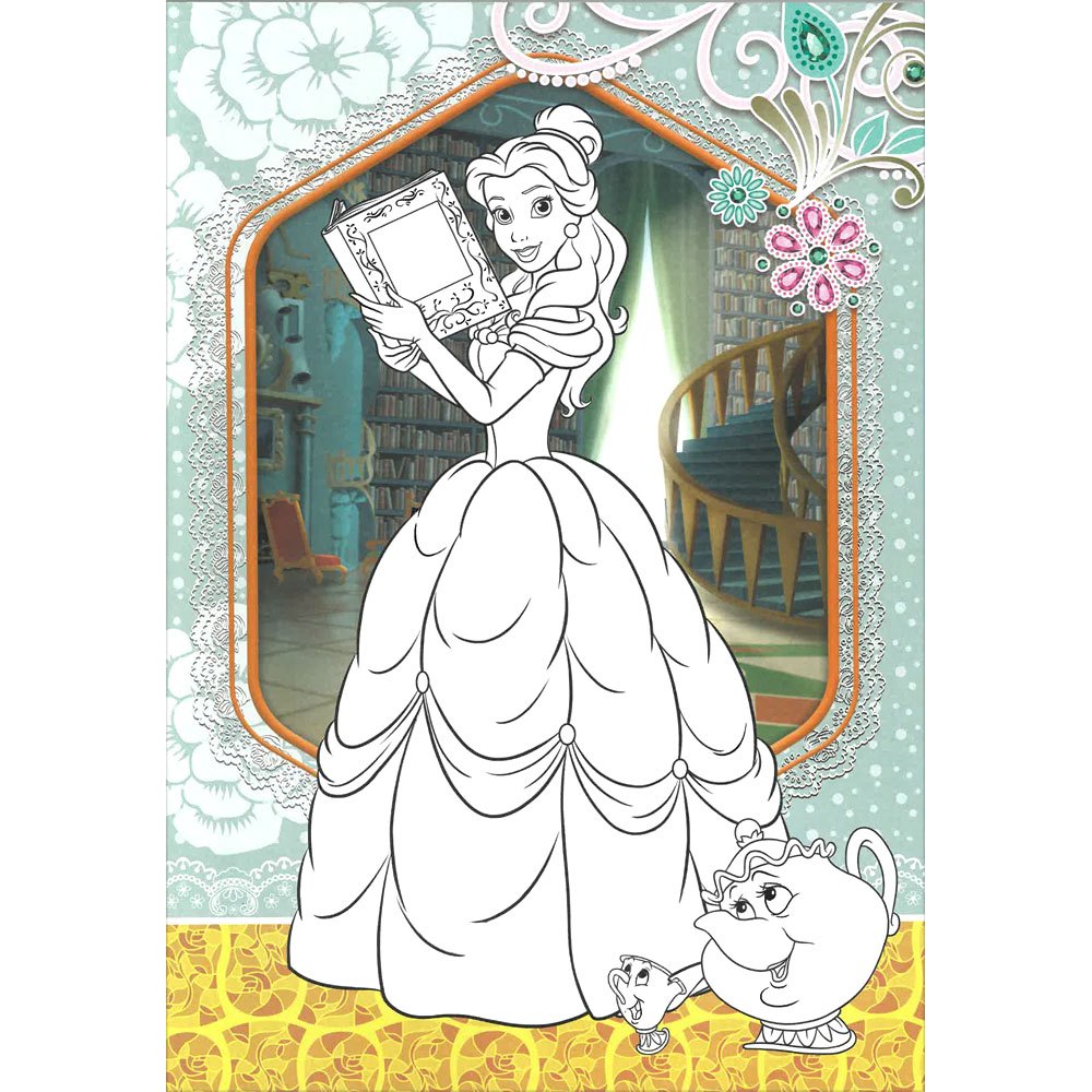 迪士尼公主 童話貼貼書─探索篇