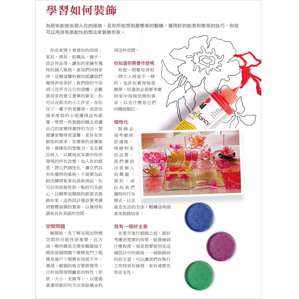 用心裝飾家:自己做最滿意‧50種高質感時尚創意家飾DIY