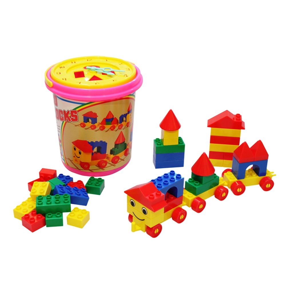 FACO 大火車積木(47PCS)