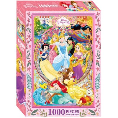 迪士尼公主1000片盒裝拼圖(D)